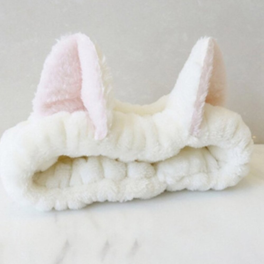 Cat Ears headband for face washing!